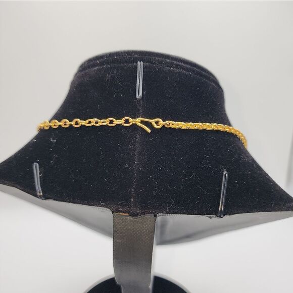 Vintage Monet Pendant drop Made W/11 Swarovski Crystals On Top the pendant - Picture 5 of 9